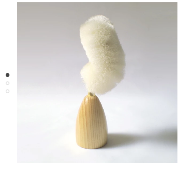 Silk brush for cleaning