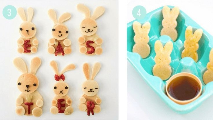 Forms of bunnies for New Year's cookies with a surprise