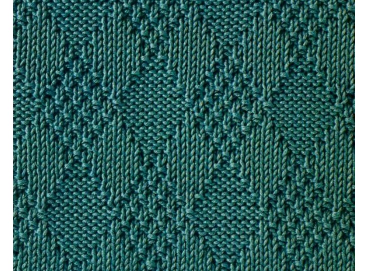 Double -sided shadow patterns knitting