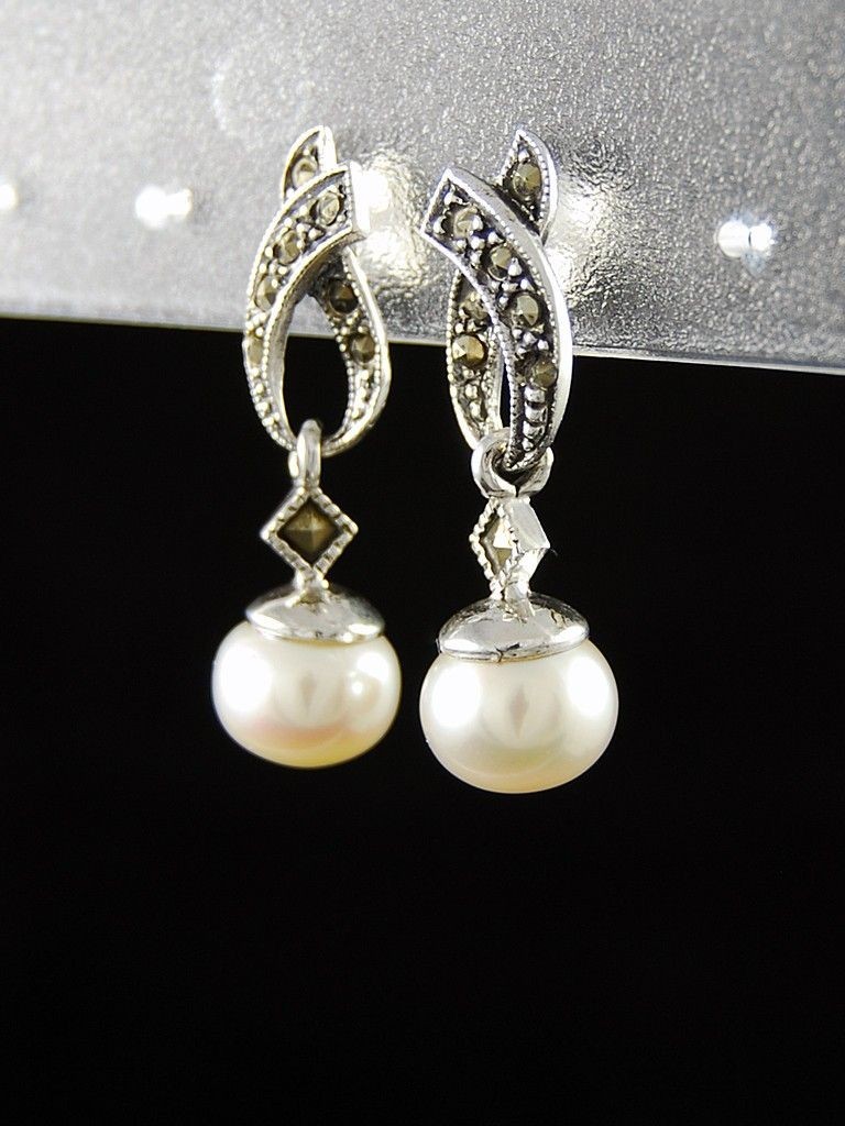 Pearl-silver earrings for spring-summer-2023