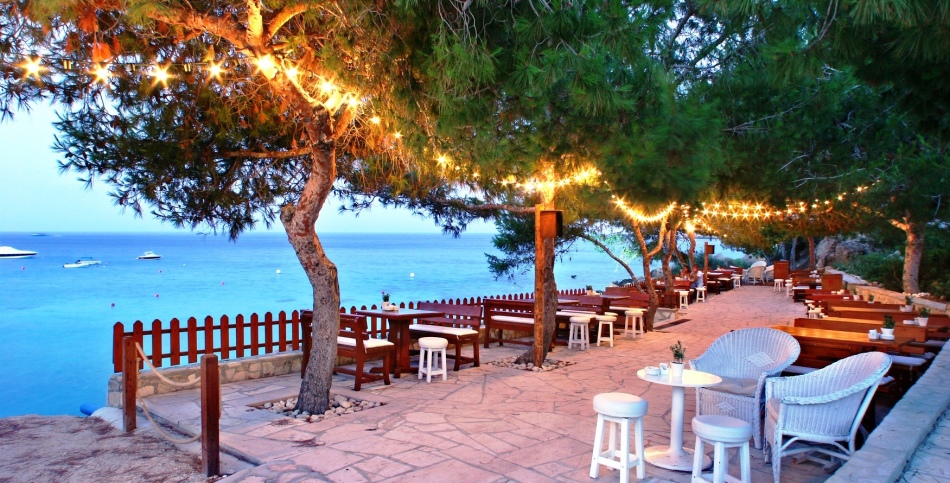 Embankment in Protaras, Cyprus