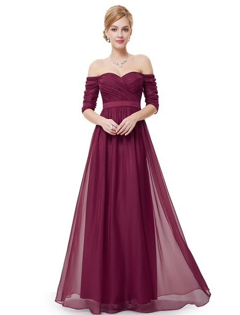 Barde long dress for girlfriends of the bride
