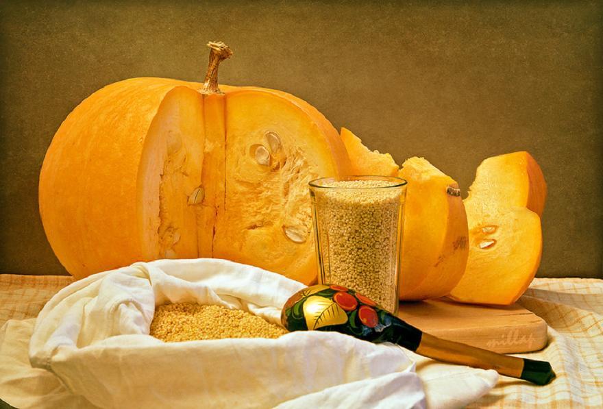 Millet and Pumpkin - Kombinasi sempurna dari produk untuk makan sehat dan penurunan berat badan