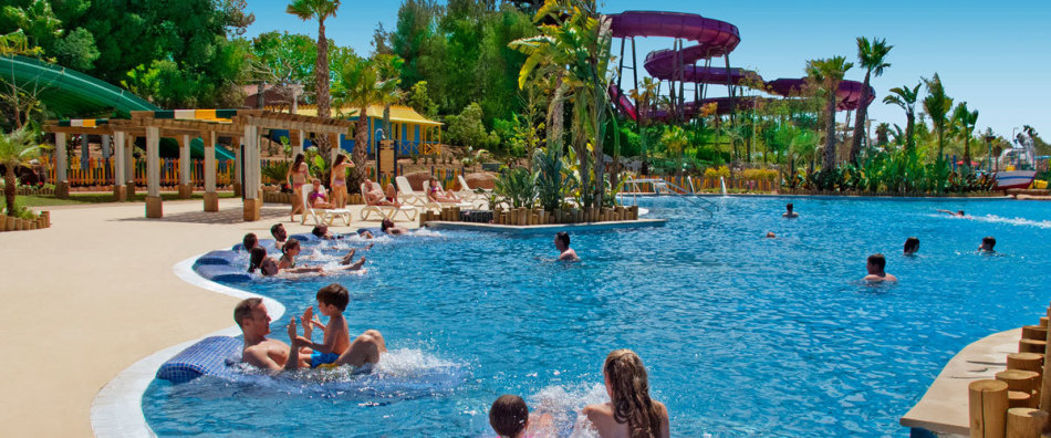 Parc aquatique Costa Caribbean, port d'Aventura