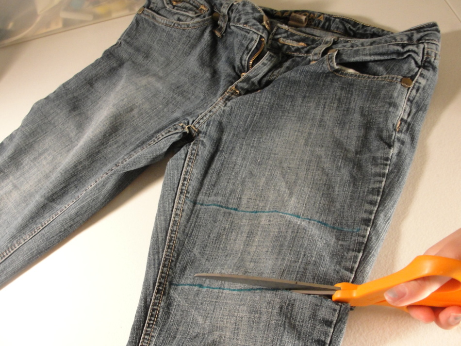 Как обрезать брюки