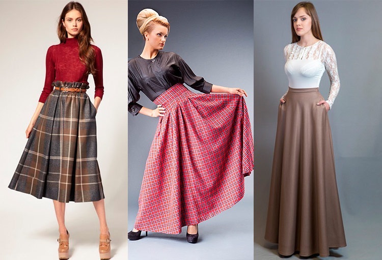 How to sew a long beautiful skirt for visiting the temple, with your own hands: patterns, photo