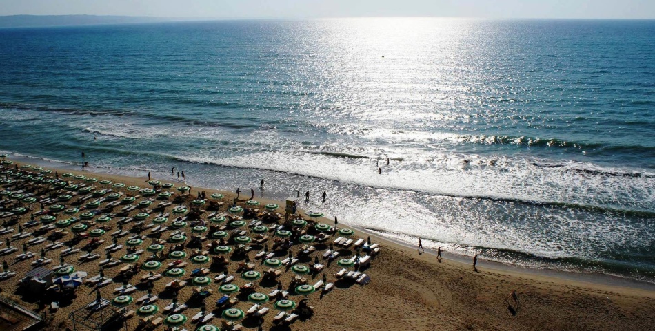 Častniška plaža v Varni, Bolgarija