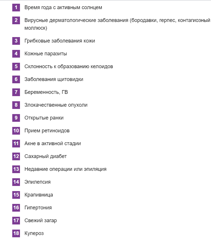 Contraindicaciones