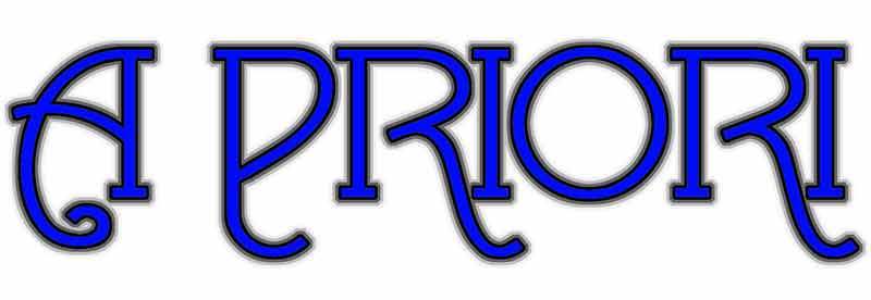 คำว่า priori ถูกเขียนในตัวอักษรละตินโดยการแยกของ A First First A