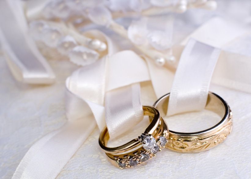 Кольца невесты на свадьбу