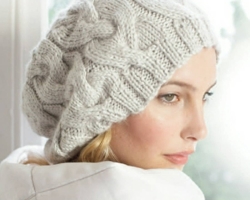It takes with knitting needles for spring, summer and autumn for women: schemes and description. How to knit a voluminous beret, gerda, braids, openwork, fans, with leaves, tp (nako), braid, pumpkin with knitting needles for a woman?