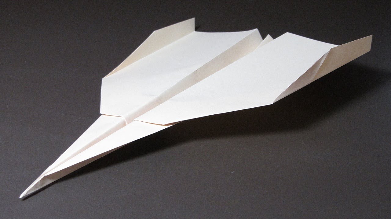 Военный самолет из бумаги