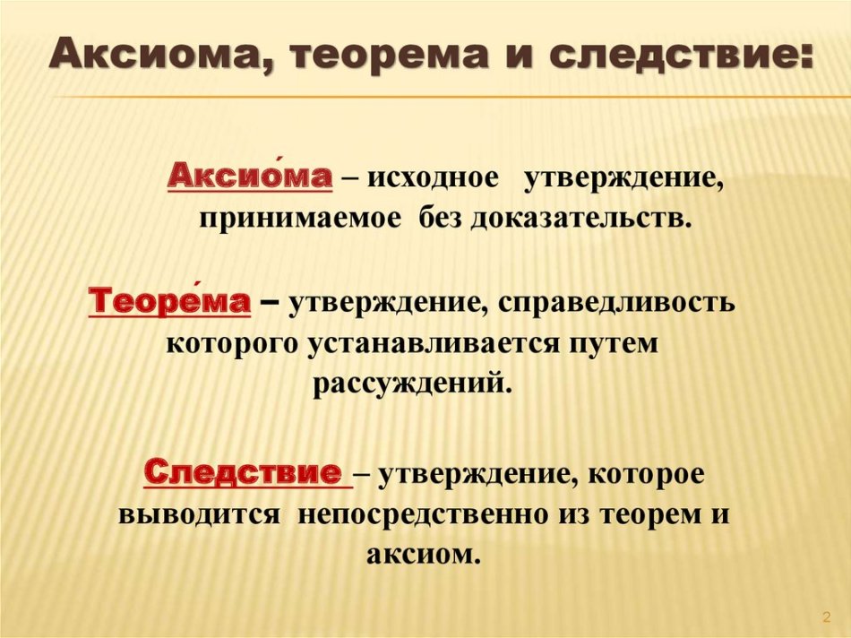 คำศัพท์คืออะไร: Askioma, ทฤษฎีบท, การสอบสวน