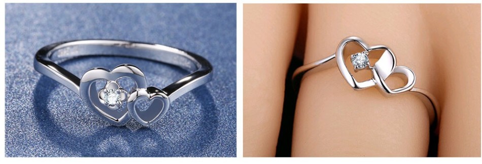 Серебряные кольца с бриллиантом для женщин и мужчин на алиэкспресс