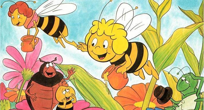 Otroška risba čebel