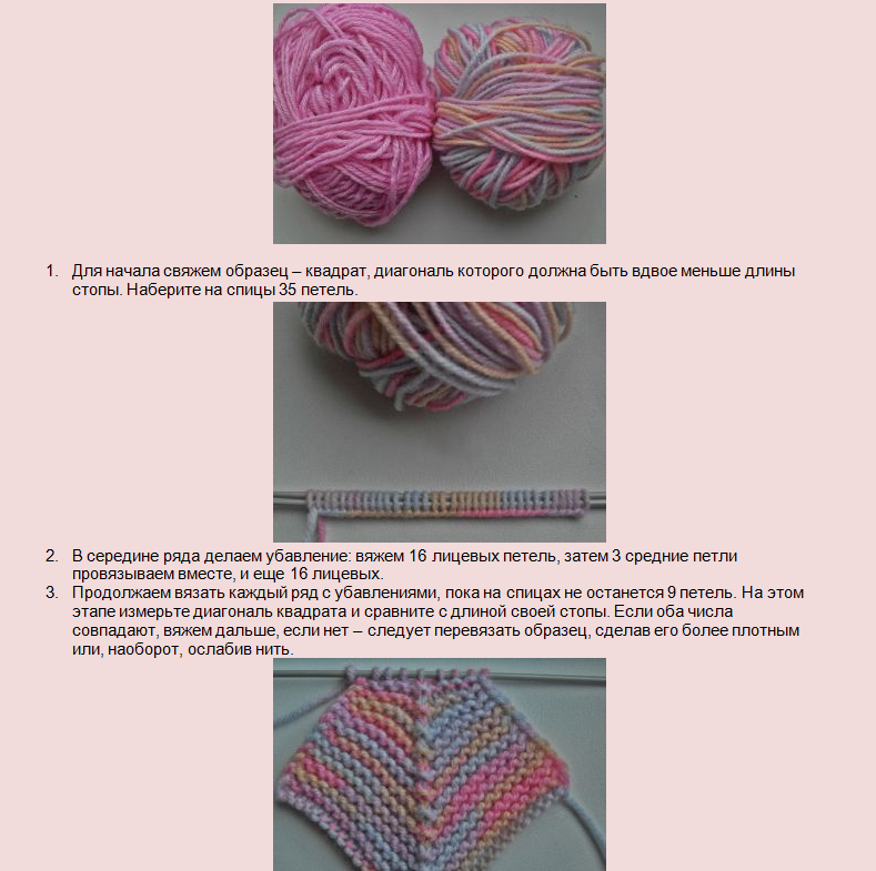 Knitting from the residues of the yarn with squares