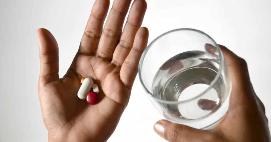 Taking tablets is an important stage of treatment