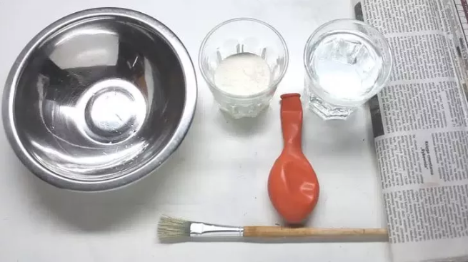 How to make papier -masha - preparation