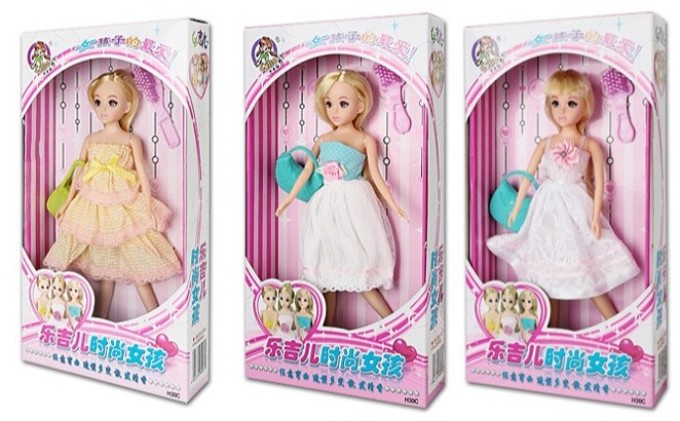 Barbie typ dockor med Aliexpress.