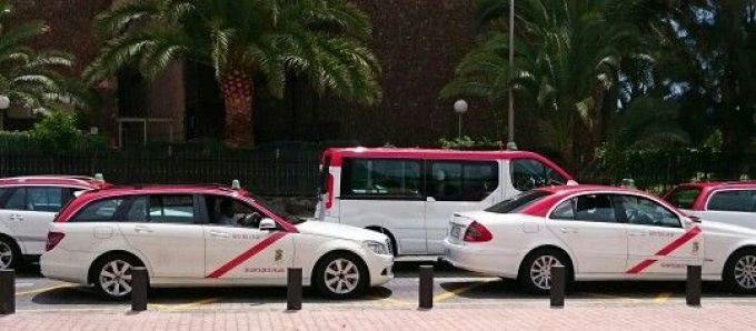 Taxi sur les îles Canaries, Espagne