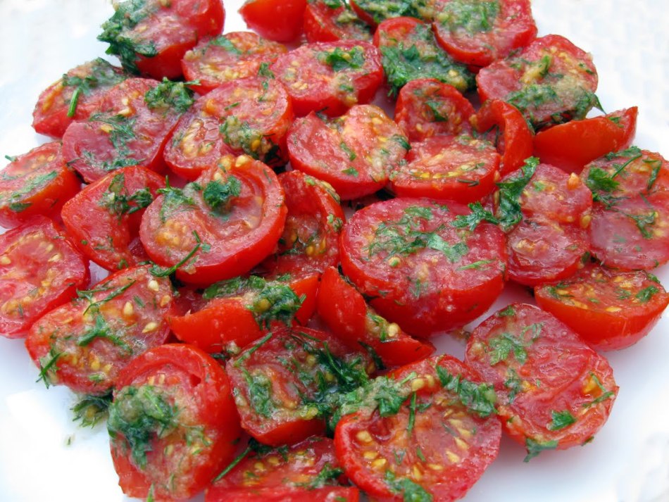 Petites tomates pointues: recette