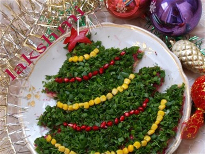 Conception des salades du Nouvel An