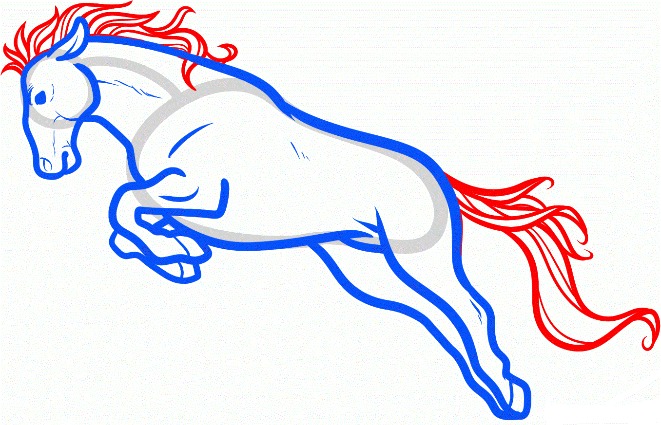 Рисовать коня