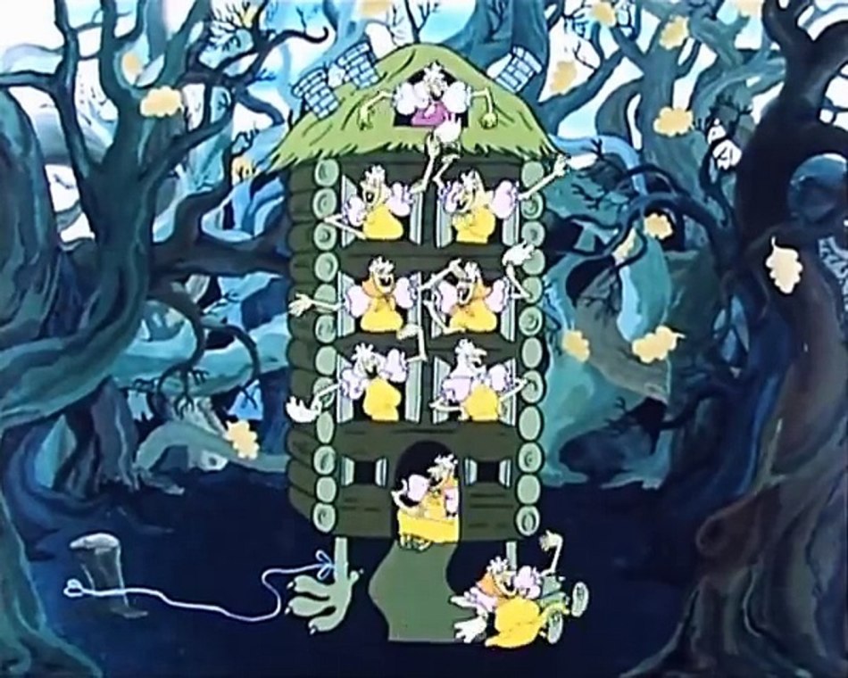 Частушки бабки ежки из мультфильма «летучий корабль"