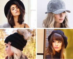 Which headdress, select a hat depending on the shape, type of face, length and hair color?