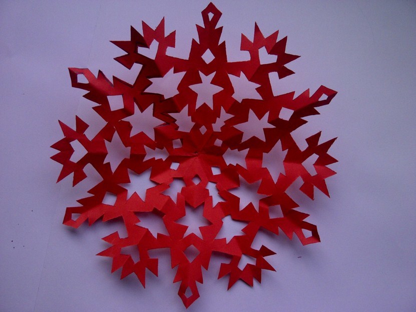 Beautiful paper snowflakes, photo 8