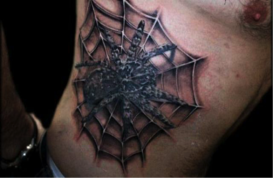 Spider-Tatu with a web will talk about the number of years in prison