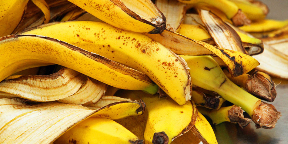 Банановые шкурки для приготовления удобрения