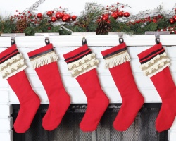 Újév és karácsonyi zokni a saját kezével. Hogyan lehet újévi zoknit vásárolni ajándékokhoz az Aliexpress online áruházban?