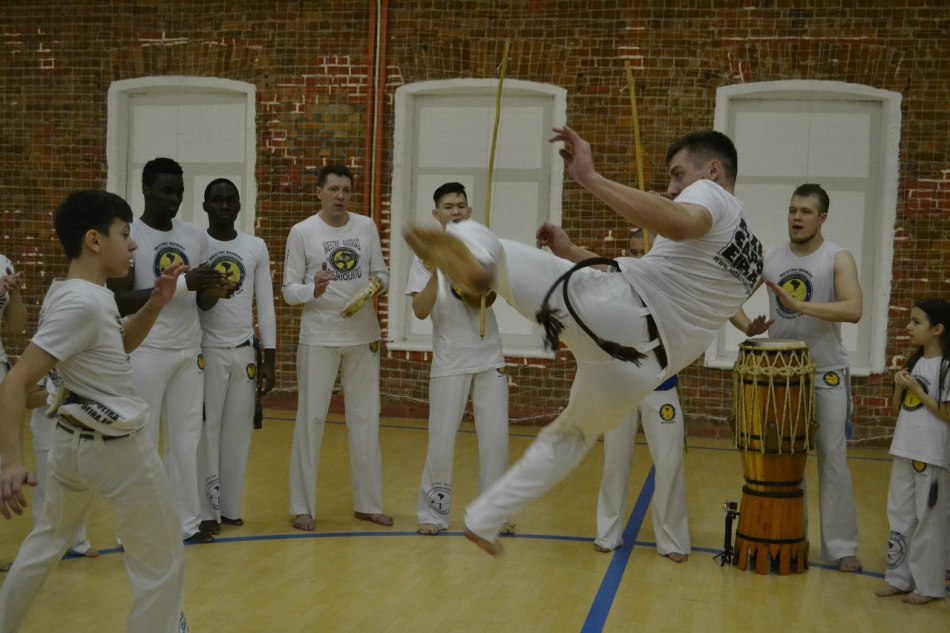 Capoeira for adults, for men in Russia