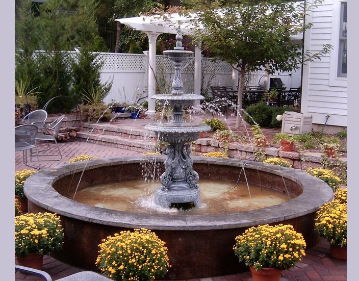 Садовый самодельный фонтан для дачи своими руками