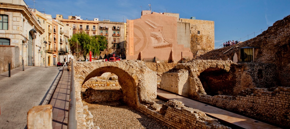 The ruins of the Roman circus, Tarragon, Spain