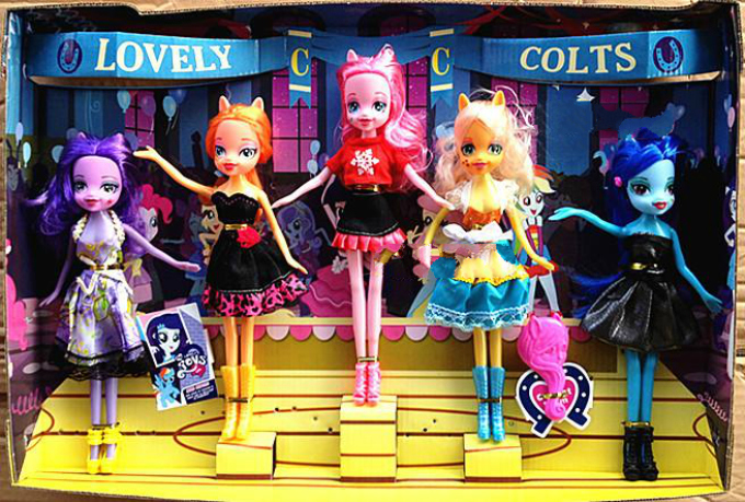 Girls from Equestria: dolls-poles with Aliexpress.