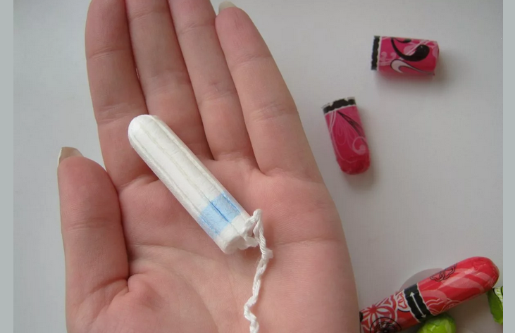 Tampons can be used if abundant menstruation