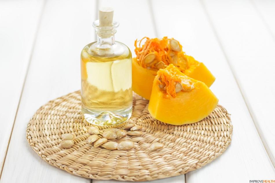 Pumpkin oil helps from constipation.