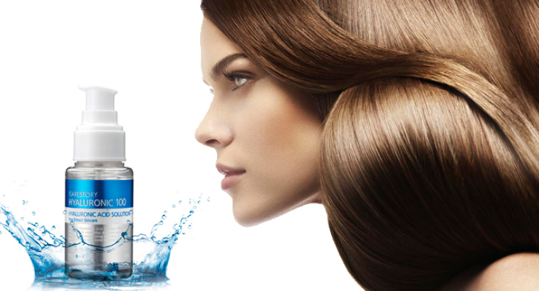 Serum with hyaluron can be used not only for the face, but also for hair and scalp.