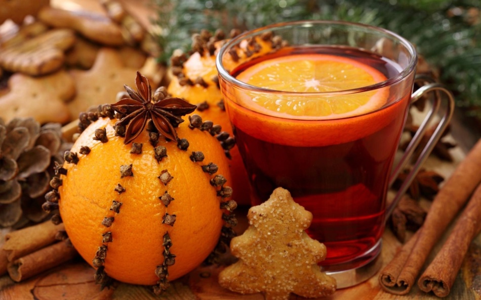 Обязательно включите в рецептуру новогоднего глинтвейна апельсин