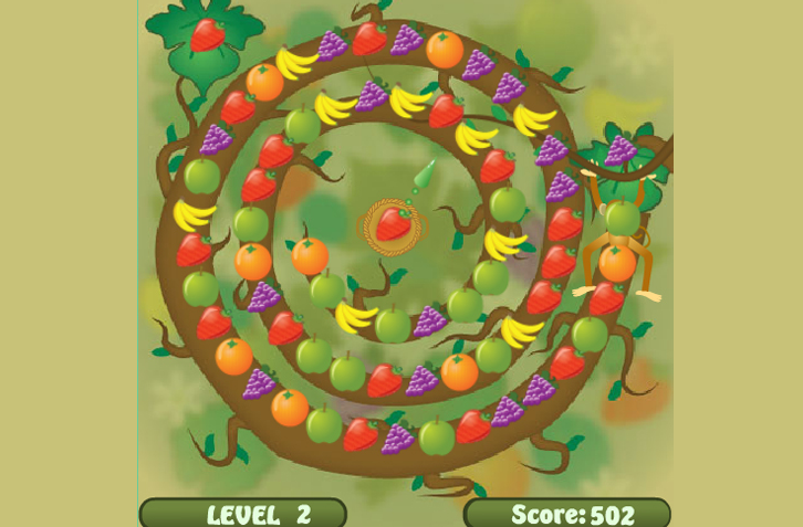 Φρούτα - Παιχνίδι Zuma