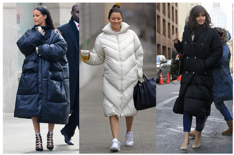 Stylish Street Fashion for Winter for Women in Down Jackets, Winter Coats