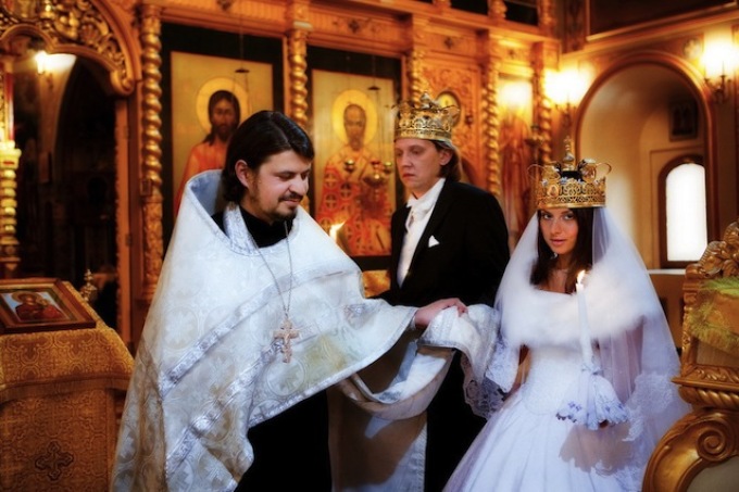 Обряд венчания по православным обычаям