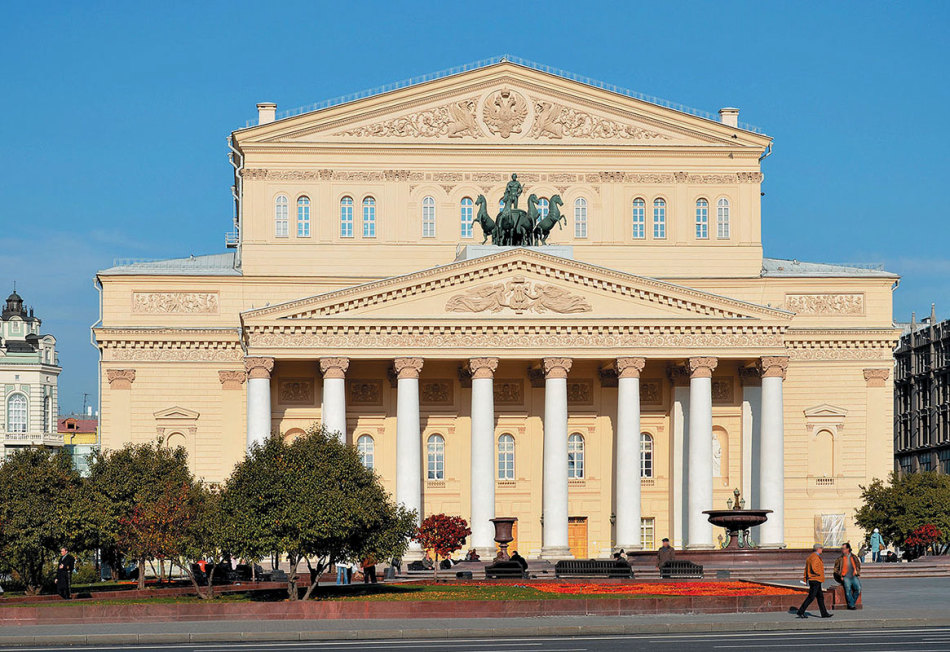 Atrakcija moskovskega gledališča - Bolshoi
