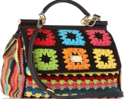 Tas Crochet - Skema dan Deskripsi: Merajut tas kerja terbuka. Bagaimana cara merajut tas dengan teknik tambal sulam, tas model, tas musim panas dengan bunga, tas bundar di pegangan panjang?