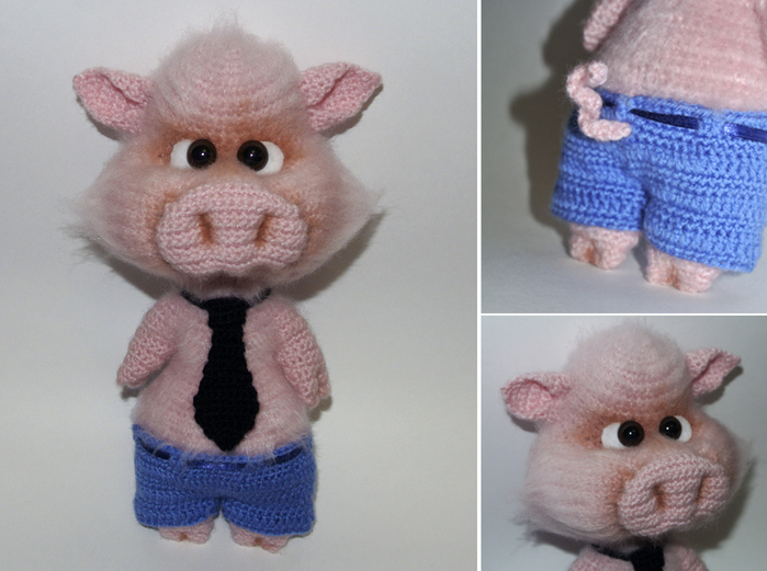 Cochon tricoté