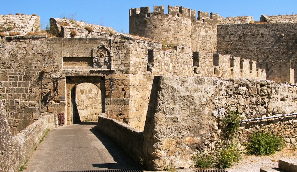 Vecchia città di Rhodes, Grecia