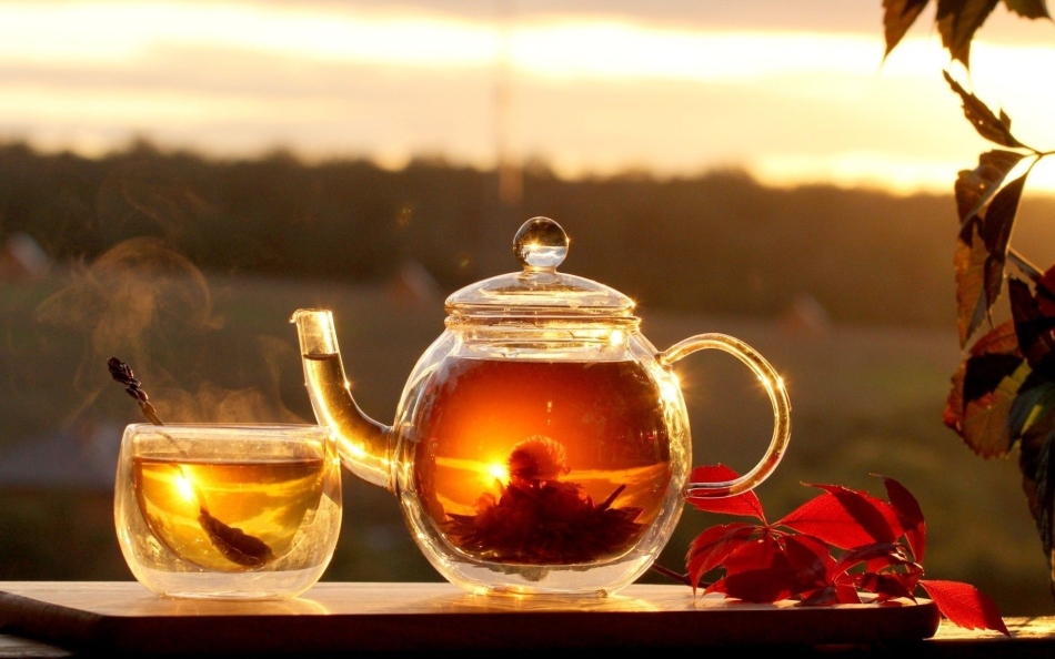 Чай с малиной, тишина и покой