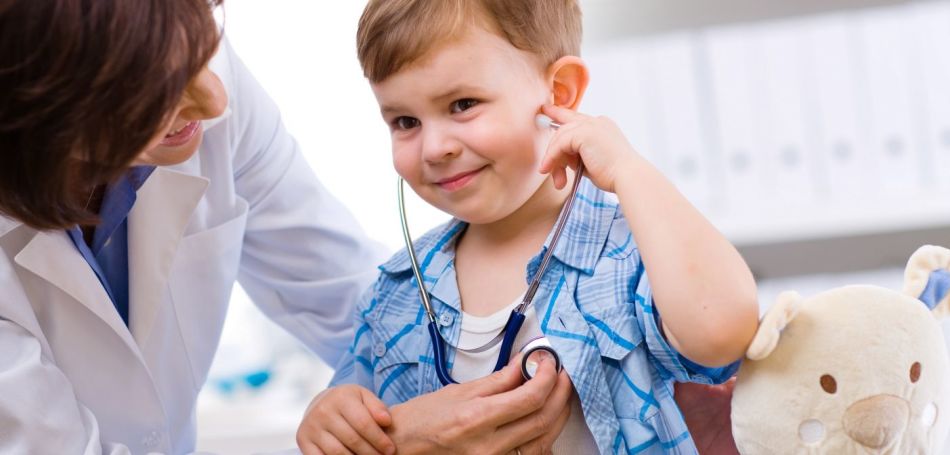 Medical examination with a decrease in appetite in a child